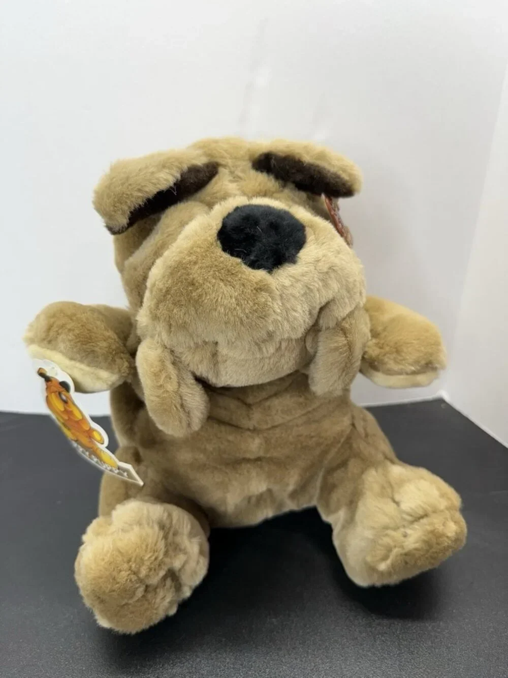 Vintage Cuddle Wit Shar Pei Wrinkle Happy Puppy Dog Stuffed Plush 18
